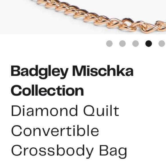 Badgley Mischka Quilted Crossbody Bag - Picture 6 of 12